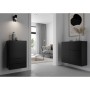 FMD Cómoda con cajón y puertas negro 89,1x31,7x81,3 cm von , Schubladen - Ref: Foro24-447416, Preis: 206,84 €, Rabatt: %