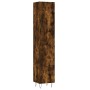 Aparador de madera contrachapada roble ahumado 34,5x34x180 cm de , Aparadores - Ref: Foro24-3198822, Precio: 105,16 €, Descue...