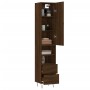 Aparador alto madera contrachapada roble marrón 34,5x34x180 cm von , Sideboards - Ref: Foro24-3198952, Preis: 102,05 €, Rabat...