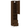 Aparador alto madera contrachapada roble marrón 34,5x34x180 cm von , Sideboards - Ref: Foro24-3198952, Preis: 102,05 €, Rabat...