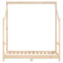 Estructura de cama deniños madera maciza de pino 2x(70x140) cm by , Cribs and beds for children - Ref: Foro24-3200592, Price:...