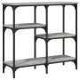 Mesa consola madera de ingeniería gris Sonoma 80x29x75 cm by , Side tables - Ref: Foro24-834078, Price: 53,72 €, Discount: %