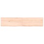 Estante de pared madera maciza roble sin tratar 140x30x(2-4) cm by , Shelves and shelves - Ref: Foro24-363580, Price: 45,21 €...