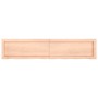 Estante de pared madera maciza roble sin tratar 140x30x(2-4) cm by , Shelves and shelves - Ref: Foro24-363580, Price: 45,21 €...