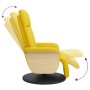 Sillón reclinable con reposapiés tela amarillo claro von , Sessel - Ref: Foro24-356529, Preis: 199,37 €, Rabatt: %