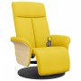 Sillón reclinable de masaje con reposapiés tela amarillo claro von , Sessel - Ref: Foro24-356541, Preis: 264,88 €, Rabatt: %