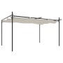 Pérgola con cubierta retráctil color crema 395x292x230 cm von , Zelte und Pavillons - Ref: Foro24-360117, Preis: 312,77 €, Ra...