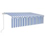 Automatisch einziehbare Markise mit Rollo 6x3 m blau und weiß von vidaXL, Markisen - Ref: Foro24-3069366, Preis: 514,88 €, Ra...
