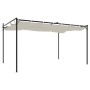 Pérgola con cubierta retráctil color crema 395x292x230 cm von , Zelte und Pavillons - Ref: Foro24-360117, Preis: 312,77 €, Ra...