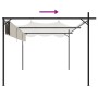 Pérgola con cubierta retráctil color crema 395x292x230 cm von , Zelte und Pavillons - Ref: Foro24-360117, Preis: 312,77 €, Ra...