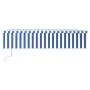 Automatic retractable awning with blind 6x3 m blue and white by vidaXL, Awnings - Ref: Foro24-3069366, Price: 525,58 €, Disco...