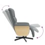 Sillón reclinable de masaje con reposapiés tela gris claro von , Sessel - Ref: Foro24-356613, Preis: 263,43 €, Rabatt: %