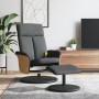 Sillón reclinable de masaje con reposapiés tela gris oscuro by , Armchairs - Ref: Foro24-356543, Price: 203,12 €, Discount: %
