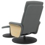 Sillón reclinable de masaje con reposapiés tela gris oscuro by , Armchairs - Ref: Foro24-356543, Price: 203,12 €, Discount: %