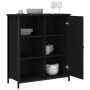 Aparador de madera de ingeniería negro 70x30x80 cm von , Sideboards - Ref: Foro24-835494, Preis: 70,22 €, Rabatt: %