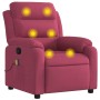 Sillón de masaje reclinable de terciopelo vino tinto von , Sessel - Ref: Foro24-373516, Preis: 263,34 €, Rabatt: %