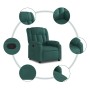 Sillón reclinable de tela verde oscuro by , Armchairs - Ref: Foro24-373580, Price: 205,93 €, Discount: %