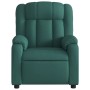 Sillón reclinable de tela verde oscuro by , Armchairs - Ref: Foro24-373580, Price: 205,93 €, Discount: %