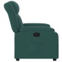 Sillón reclinable de tela verde oscuro by , Armchairs - Ref: Foro24-373580, Price: 205,93 €, Discount: %