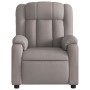 Sillón reclinable de tela gris taupe by , Armchairs - Ref: Foro24-373582, Price: 239,18 €, Discount: %