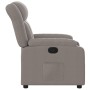 Sillón reclinable de tela gris taupe by , Armchairs - Ref: Foro24-373582, Price: 239,18 €, Discount: %