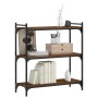 Librería 3 estantes madera ingeniería roble marrón 80x30x86 cm von , Bücherregale und Regale - Ref: Foro24-837671, Preis: 50,...