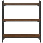 Librería 3 estantes madera ingeniería roble marrón 80x30x86 cm von , Bücherregale und Regale - Ref: Foro24-837671, Preis: 50,...