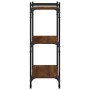 Librería 3 estantes madera ingeniería roble marrón 80x30x86 cm von , Bücherregale und Regale - Ref: Foro24-837671, Preis: 50,...