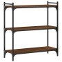 Librería 3 estantes madera ingeniería roble marrón 80x30x86 cm von , Bücherregale und Regale - Ref: Foro24-837671, Preis: 50,...