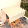 Manual retractable awning with cream-colored blind 4.5x3 m by vidaXL, Awnings - Ref: Foro24-3069317, Price: 458,67 €, Discoun...