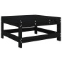 Juego de muebles de jardín 3 pzas madera maciza de pino negro von , Modulare Sofas für den Außenbereich - Ref: Foro24-825524,...