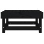 Taburete de jardín madera maciza de pino negro de , Sofás modulares de exterior - Ref: Foro24-825384, Precio: 61,63 €, Descue...