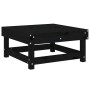 Taburete de jardín madera maciza de pino negro de , Sofás modulares de exterior - Ref: Foro24-825384, Precio: 61,63 €, Descue...