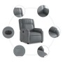 Sillón reclinable eléctrico de cuero sintético gris von , Sessel - Ref: Foro24-3205139, Preis: 283,32 €, Rabatt: %