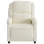 Sillón reclinable eléctrico de terciopelo blanco crema by , Armchairs - Ref: Foro24-3204287, Price: 271,19 €, Discount: %