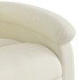 Sillón reclinable eléctrico de terciopelo blanco crema by , Armchairs - Ref: Foro24-3204287, Price: 271,19 €, Discount: %