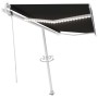 Automatic awning with LED and wind sensor anthracite 450x300cm by vidaXL, Awnings - Ref: Foro24-3069574, Price: 725,17 €, Dis...
