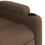 Sillón reclinable de masaje eléctrico tela marrón by , Armchairs - Ref: Foro24-3204702, Price: 283,44 €, Discount: %
