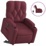 Sillón eléctrico reclinable elevable de tela rojo tinto de , Sillones - Ref: Foro24-3204737, Precio: 311,10 €, Descuento: %