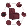 Sillón eléctrico reclinable elevable de tela rojo tinto de , Sillones - Ref: Foro24-3204737, Precio: 311,10 €, Descuento: %