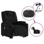 Sillón de masaje eléctrico reclinable elevable tela negro by , Armchairs - Ref: Foro24-3204406, Price: 356,95 €, Discount: %
