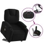 Sillón de masaje eléctrico reclinable elevable tela negro by , Armchairs - Ref: Foro24-3204406, Price: 356,95 €, Discount: %