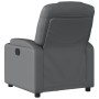 Sillón reclinable eléctrico de cuero sintético gris by , Armchairs - Ref: Foro24-3204419, Price: 294,74 €, Discount: %