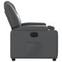 Sillón reclinable eléctrico de cuero sintético gris by , Armchairs - Ref: Foro24-3204419, Price: 294,74 €, Discount: %