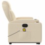 Silla de masaje reclinable de pie de tela color crema by , Armchairs - Ref: Foro24-3204503, Price: 327,78 €, Discount: %