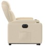 Sillón eléctrico reclinable elevable de tela color crema by , Armchairs - Ref: Foro24-3204515, Price: 313,32 €, Discount: %