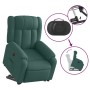Sillón eléctrico reclinable elevable de tela verde oscuro by , Armchairs - Ref: Foro24-3205346, Price: 316,80 €, Discount: %