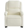 Sillón reclinable de masaje eléctrico elevable terciopelo crema by , Armchairs - Ref: Foro24-3204342, Price: 346,86 €, Discou...