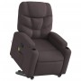 Silla de masaje reclinable de pie de tela marrón oscuro de , Sillones - Ref: Foro24-3204613, Precio: 284,59 €, Descuento: %