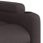 Silla de masaje reclinable de pie de tela marrón oscuro de , Sillones - Ref: Foro24-3204613, Precio: 284,59 €, Descuento: %